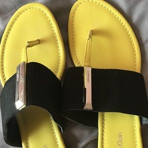 Calvin Klein thong sandals